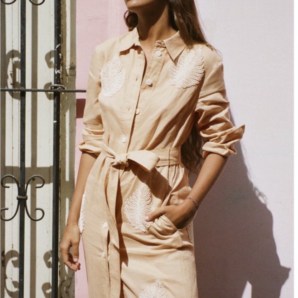 Zara Tan Collared Shirt